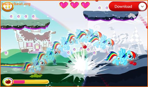 Rainbow Dash Running Out The Street screenshot