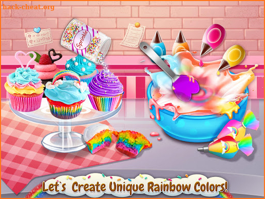 Rainbow Desserts Bakery Party screenshot
