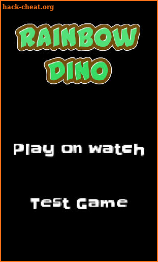 Rainbow Dino for Watch screenshot