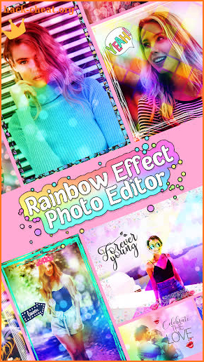 Rainbow Effect Photo Editor screenshot