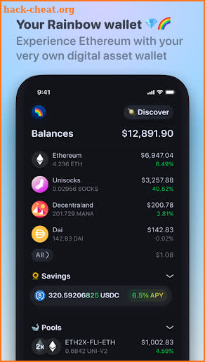 Rainbow - Ethereum Wallet screenshot
