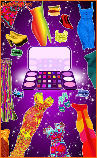 Rainbow Fashion Games - Girls Dress up screenshot