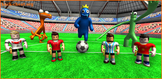 Rainbow Football Friends 3D screenshot