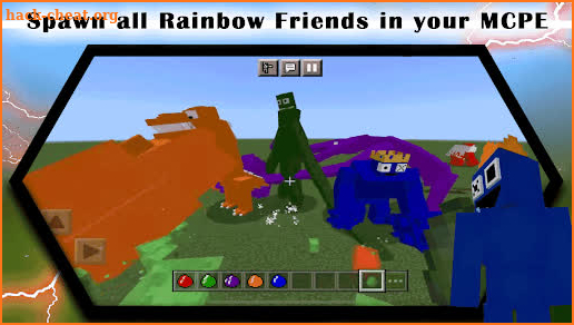 Rainbow Friends Addon for MCPE screenshot