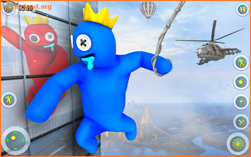 Rainbow Friends Blue FnF Game screenshot