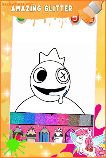 Rainbow Friends Coloring Book screenshot