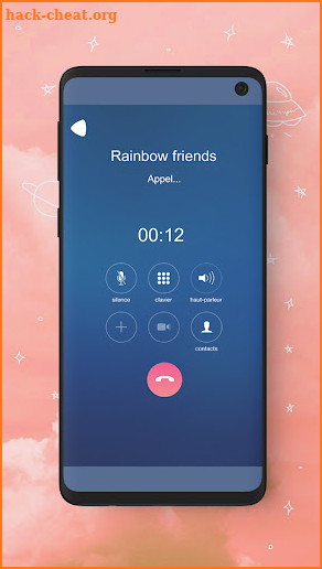 Rainbow friends fake call screenshot