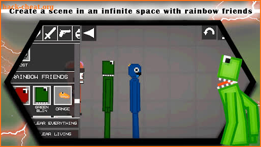 Rainbow Friends mod for melmod screenshot