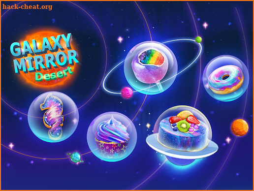Rainbow Galaxy Mirror Desserts Maker Cooking Games screenshot