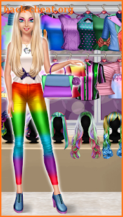 Rainbow Girls Dress Up screenshot