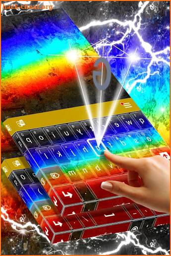 Rainbow Glow Free for Keyboard screenshot
