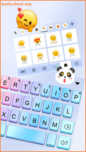 Rainbow Gradient Keyboard Background screenshot