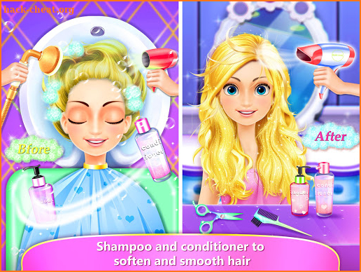Rainbow Hair Salon - Dress Up screenshot