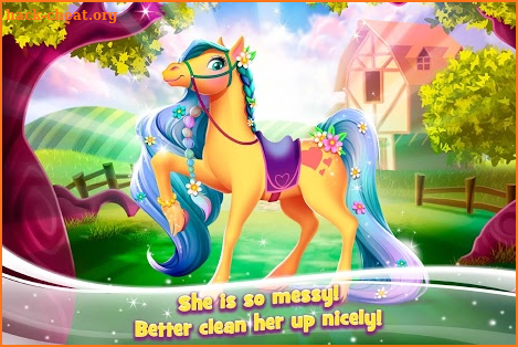 Rainbow Horse Caring 🐴 Pony Dress Up Beauty Salon screenshot
