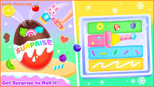 Rainbow Ice Cream Roll Maker – Fun Games for Girls screenshot