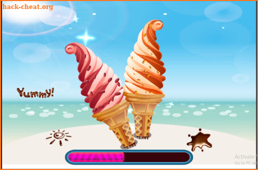 Rainbow Ice Cream Shop Cone screenshot