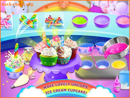 Rainbow Ice Cream - Unicorn Party Food Maker screenshot