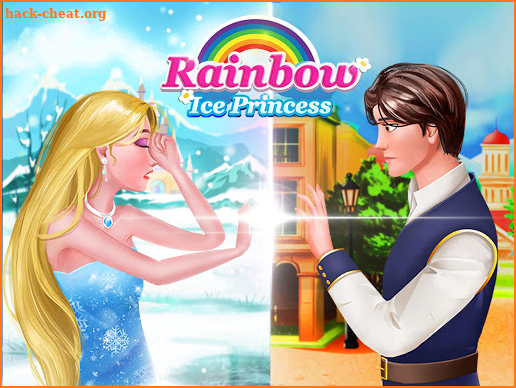 Rainbow Ice Princess: First Love Magic Story Games screenshot