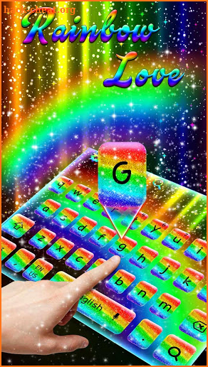 Rainbow Love Keyboard screenshot