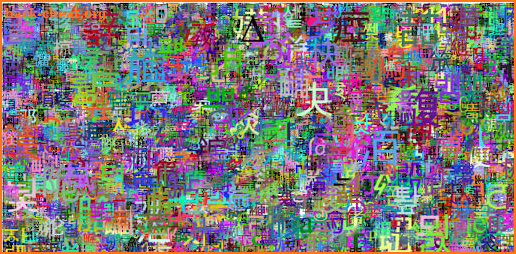 Rainbow Matrix Background screenshot