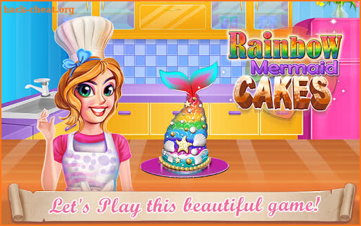 Rainbow Mermaid Cake screenshot