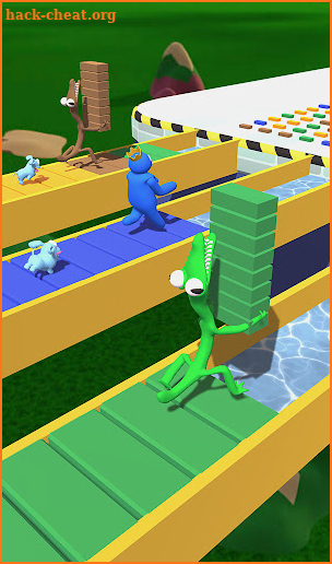Rainbow Monster Bridge Race screenshot