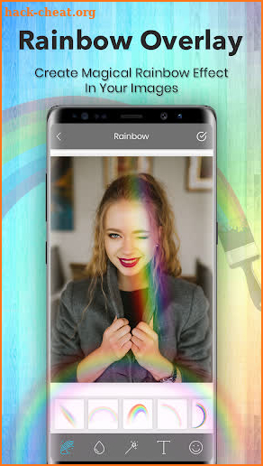 Rainbow Photo Overlay Effect screenshot