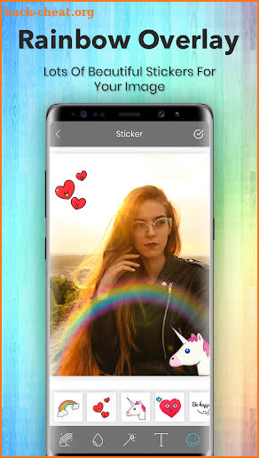 Rainbow Photo Overlay Effect screenshot