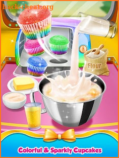 Rainbow Princess Bakery - Make Cupcake & Donut screenshot
