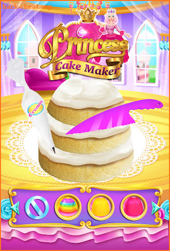 Rainbow Princess Cake Maker - Kids Cooking Games screenshot