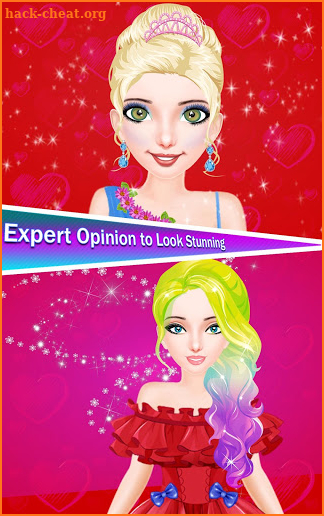 Rainbow Princess Make up Dressup salon: Girls Game screenshot
