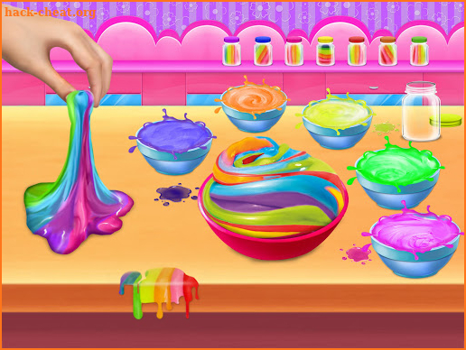 Rainbow Slime Maker DIY Squishy Ball Toy screenshot