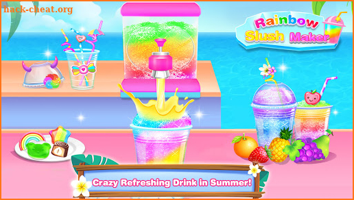 Rainbow Slushy Maker – Ice Smoothie Games screenshot