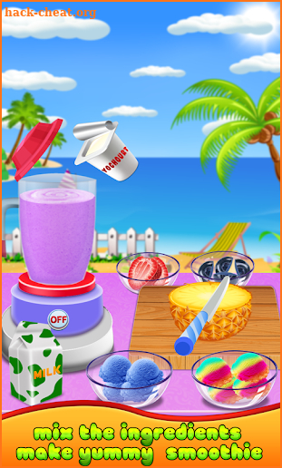 Rainbow Smoothie Maker & Icecream Milkshake screenshot