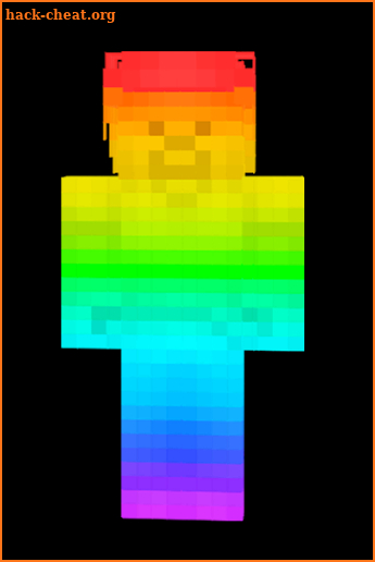 Rainbow Steve Skin for MCPE screenshot