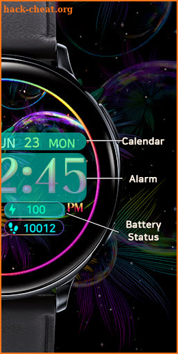 Rainbow Sunflower_Watchface screenshot