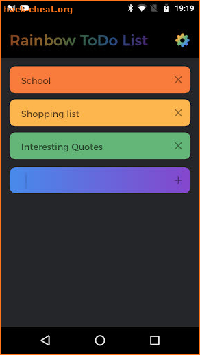 Rainbow TO-DO List, Tasks & Reminders screenshot