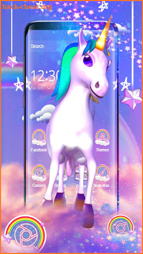 Rainbow unicorn screenshot