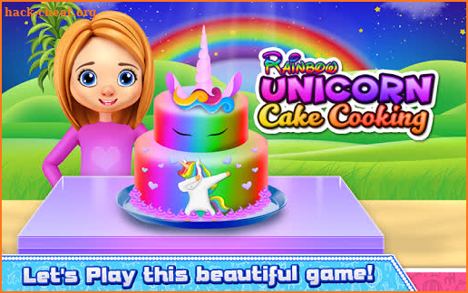 Rainbow Unicorn Cake Cooking screenshot