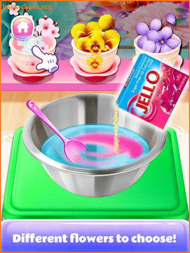 Rainbow Unicorn Cherry Blossom Jello - Girl Games screenshot