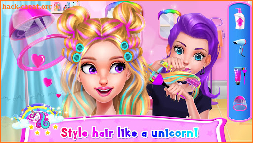 Rainbow Unicorn Hair Salon screenshot