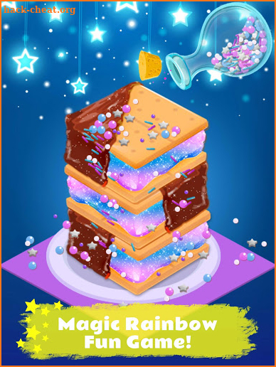 Rainbow Unicorn Ice Cream Sandwich - Cooking Games screenshot