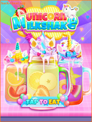 Rainbow Unicorn Milkshake: Cooking Games for Girls screenshot
