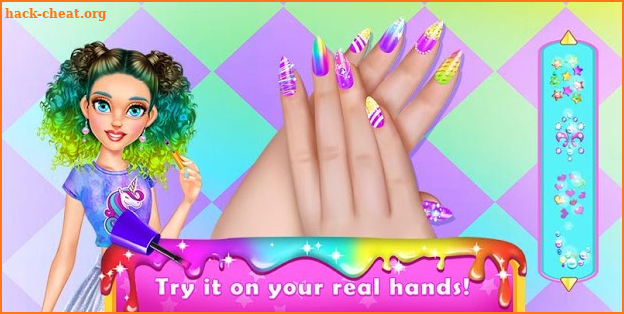 Rainbow Unicorn Nail Beauty Artist Salon screenshot