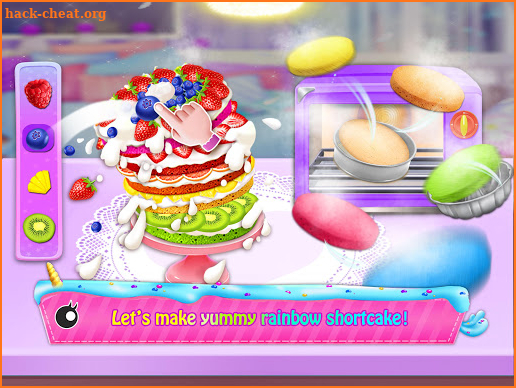 Rainbow Unicorn Secret Cook Book: Food Maker Games screenshot