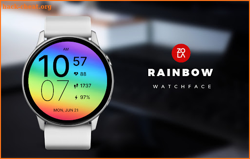 Rainbow Watch Face screenshot