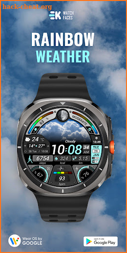 Rainbow Weather - Watch Face screenshot