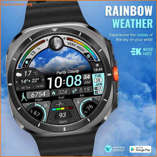 Rainbow Weather - Watch Face screenshot