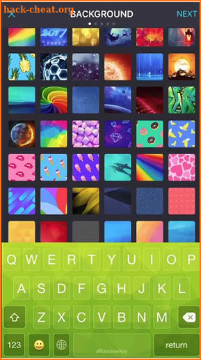 RainbowKey - keyboard themes Tips screenshot