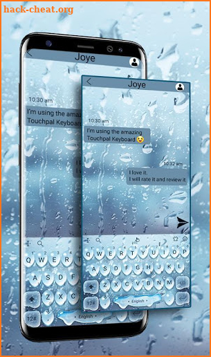 Raindrop Keyboard Theme screenshot